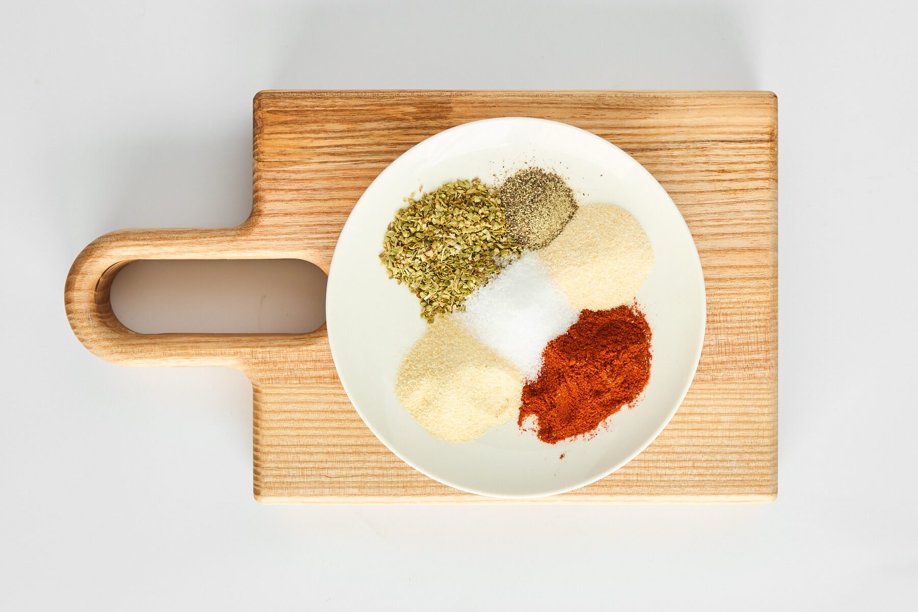 Seasonings in a bowl.