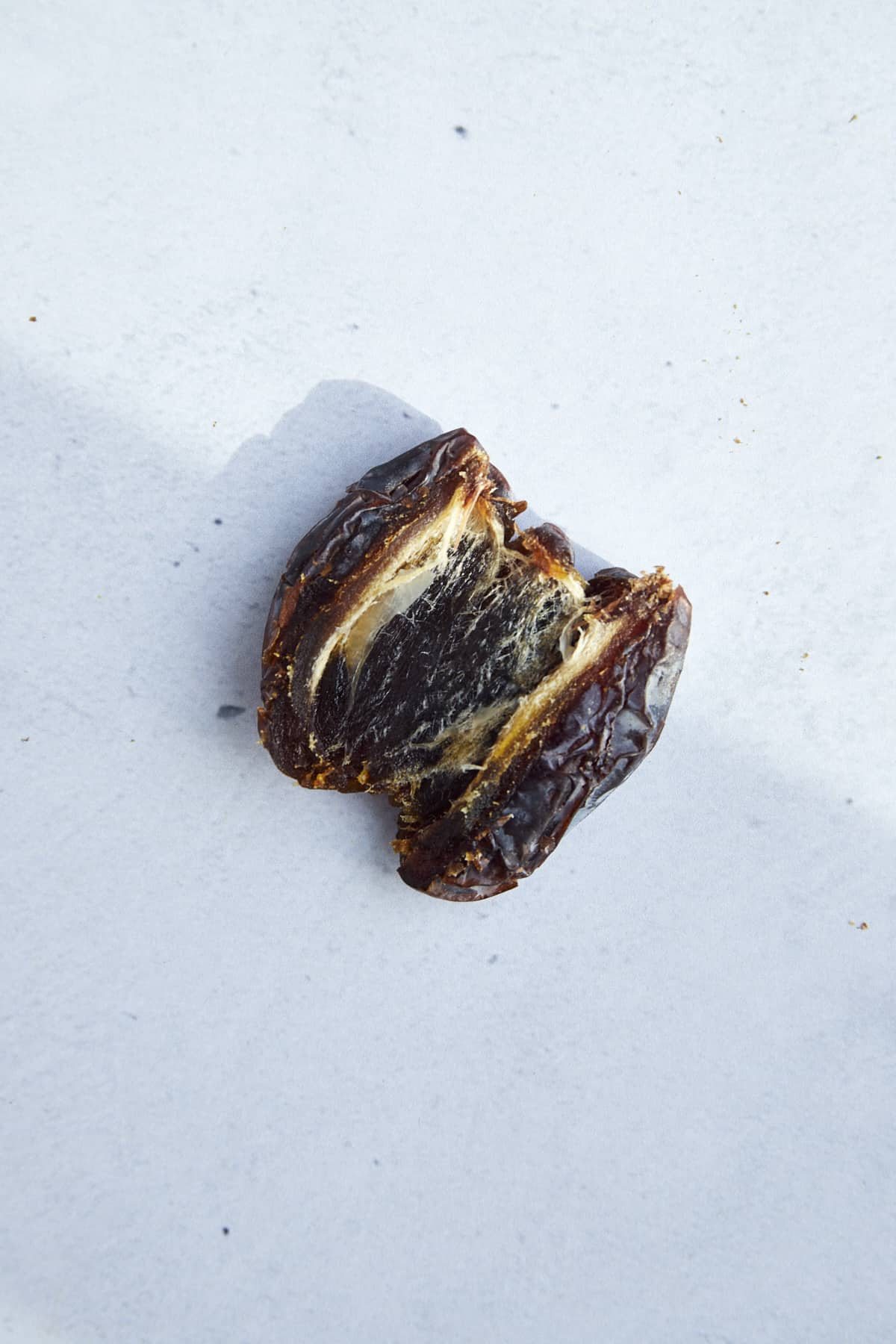 A peanut butter stuffed date.