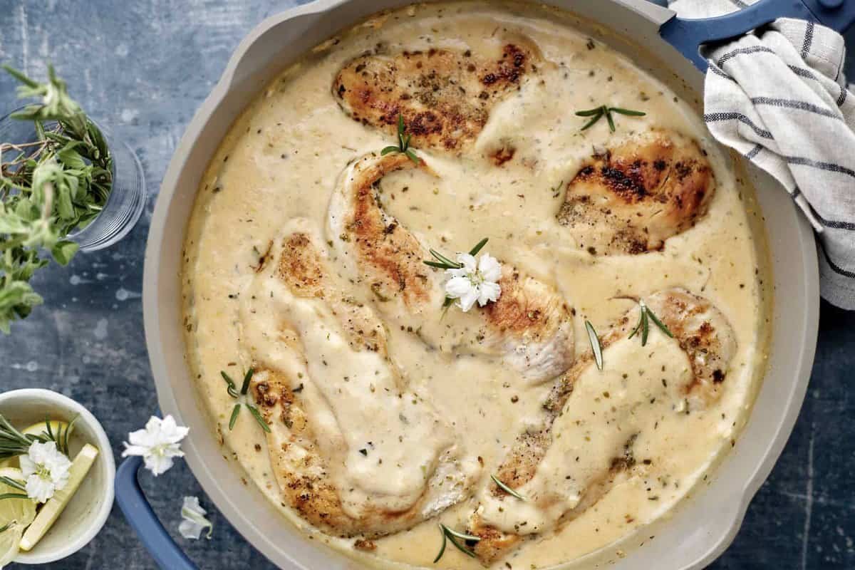 Silky Herbed Chicken