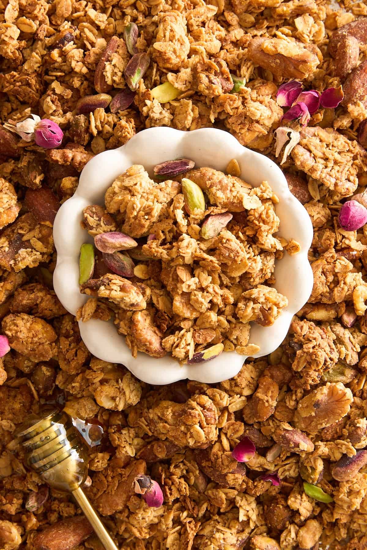 Simple Baklava Granola dish