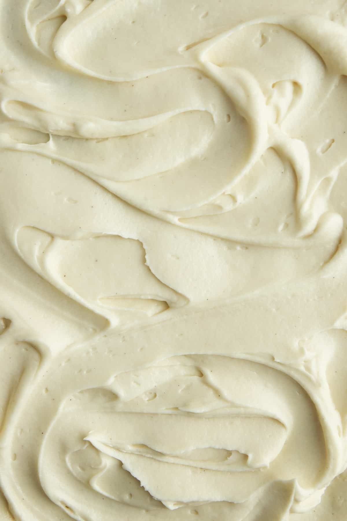 Homemade cream cheese frosting.