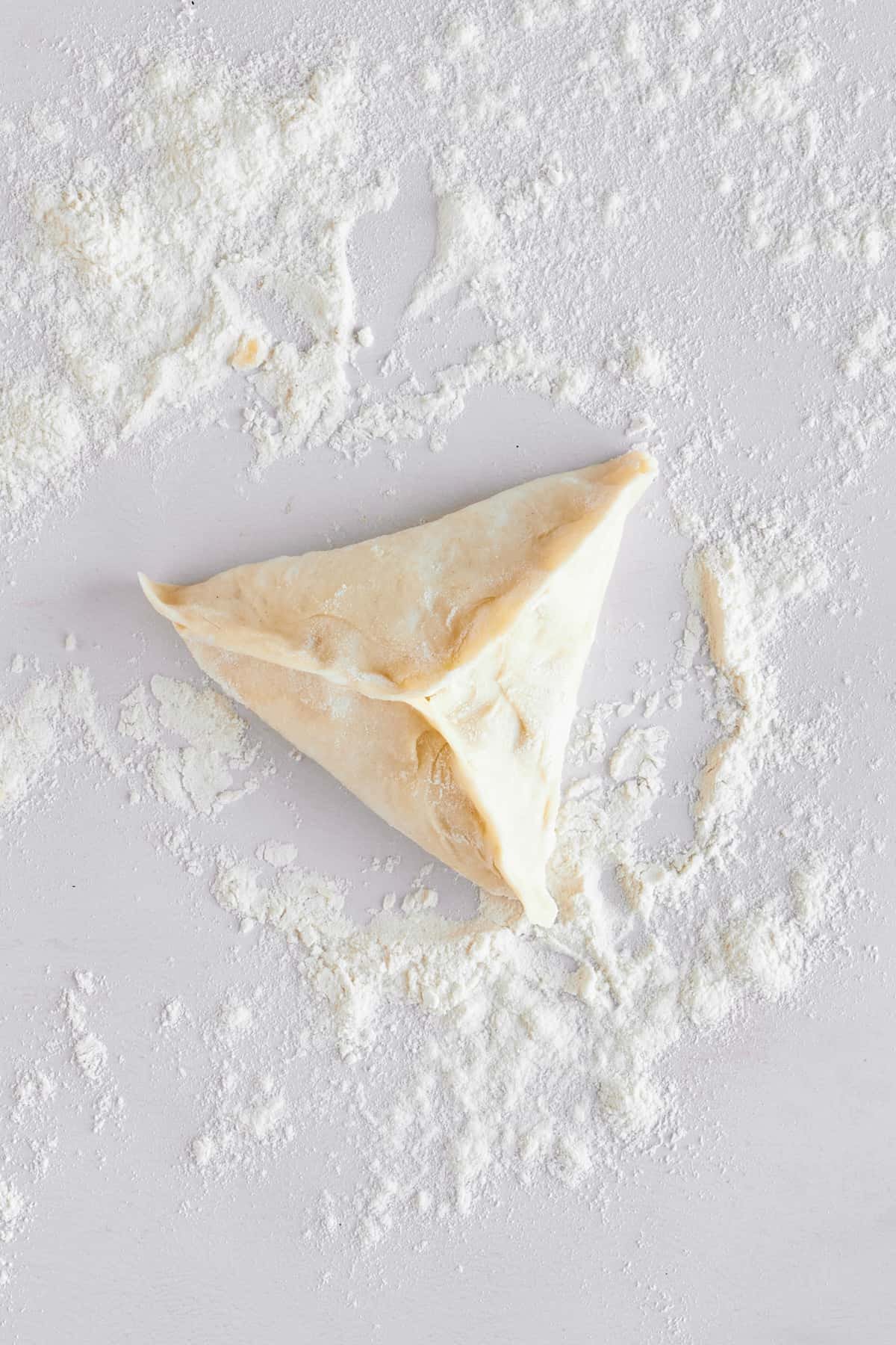 A raw fatayer triangle.