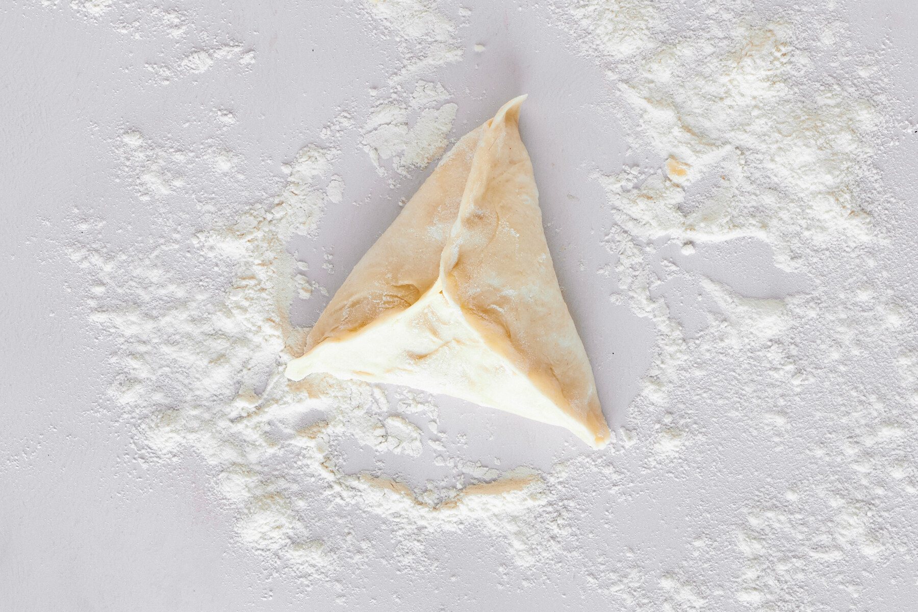 A raw fatayer triangle.