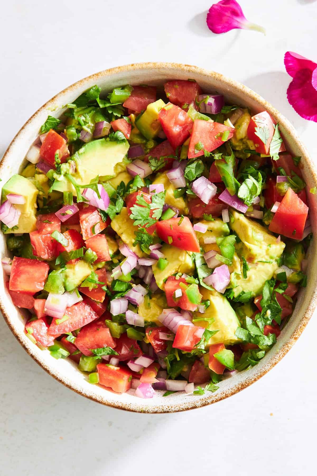 Egyptian-Inspired Avocado Salsa at the Table