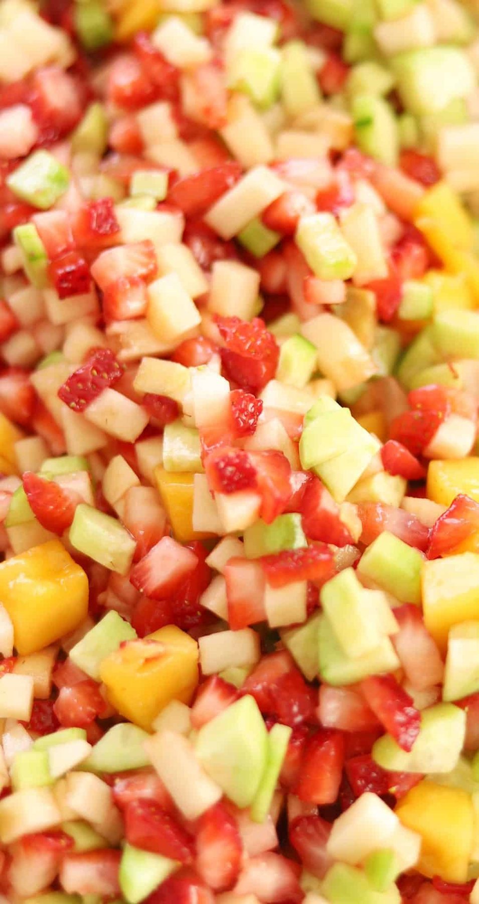 fruit salad closeup