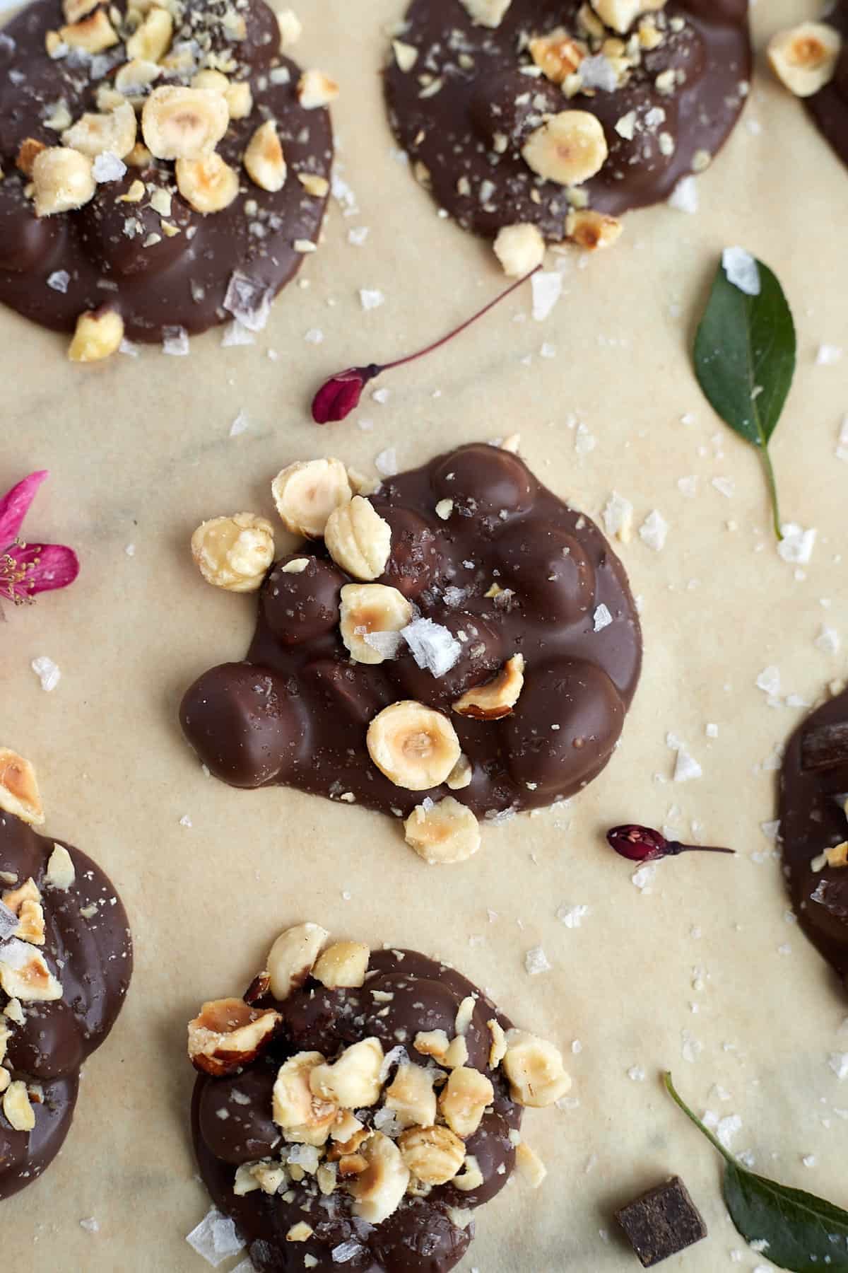 Hazelnut Chocolate Crock Pot Candy at the Table