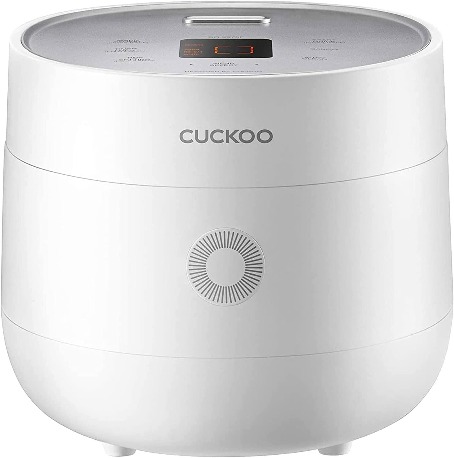 White cuckoo rice cooker.