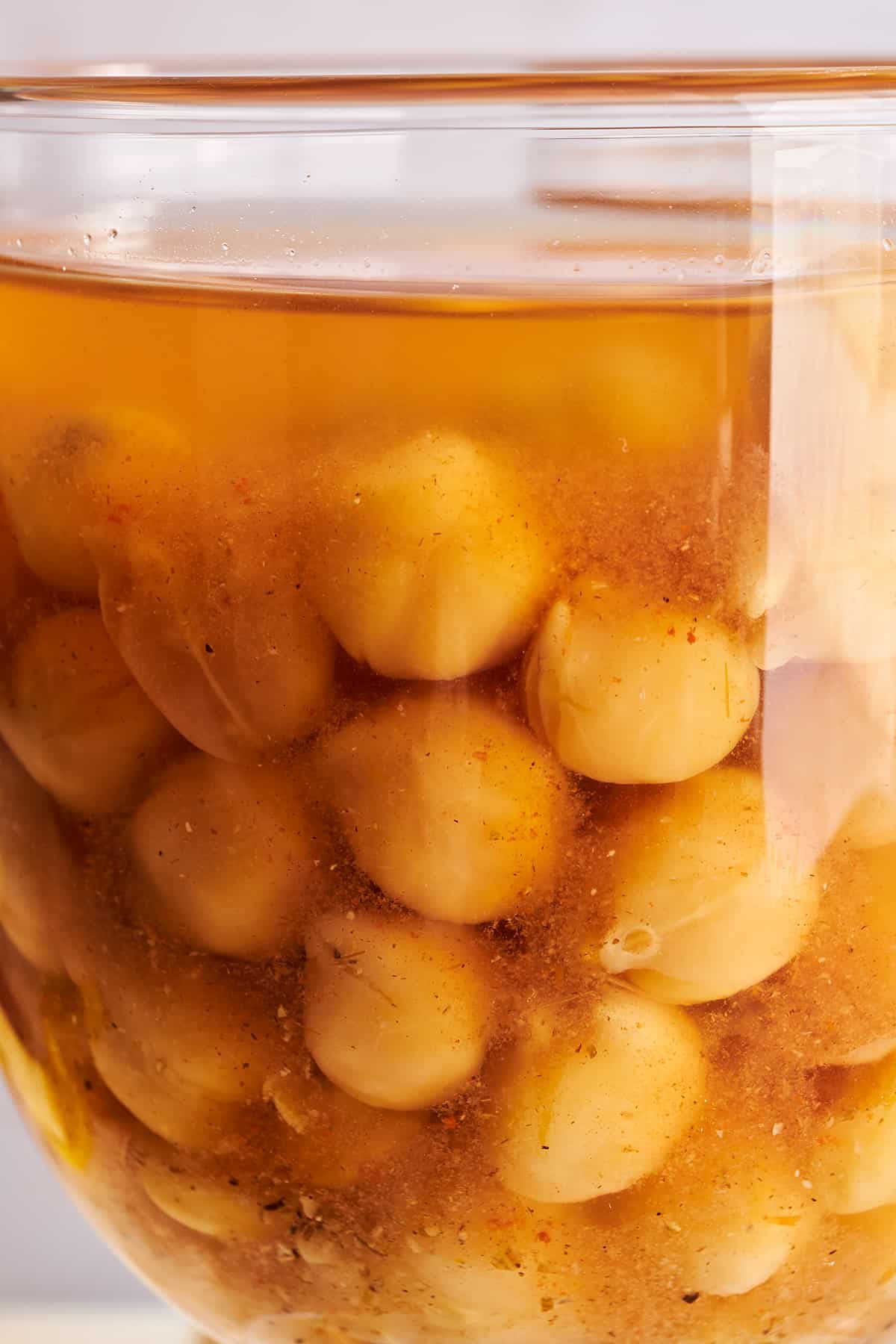 Close up image of hummus el sham.