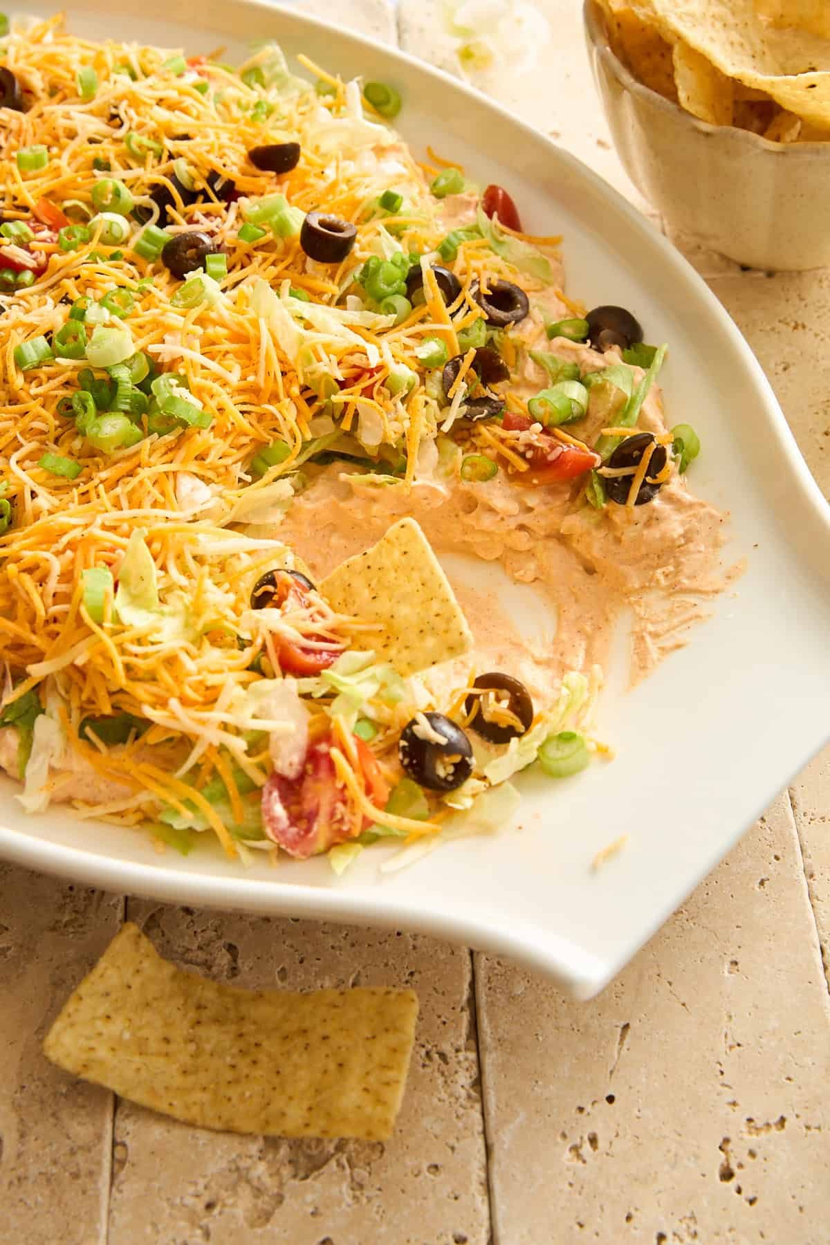 Finished recipe on a platter