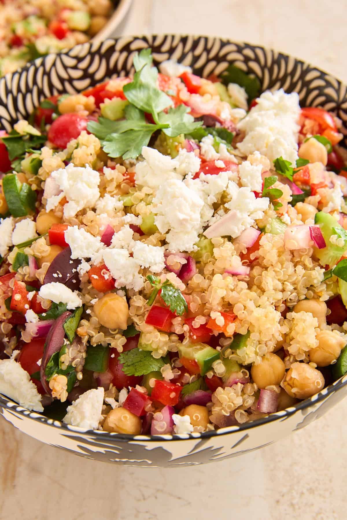 Mediterranean quinoa salad