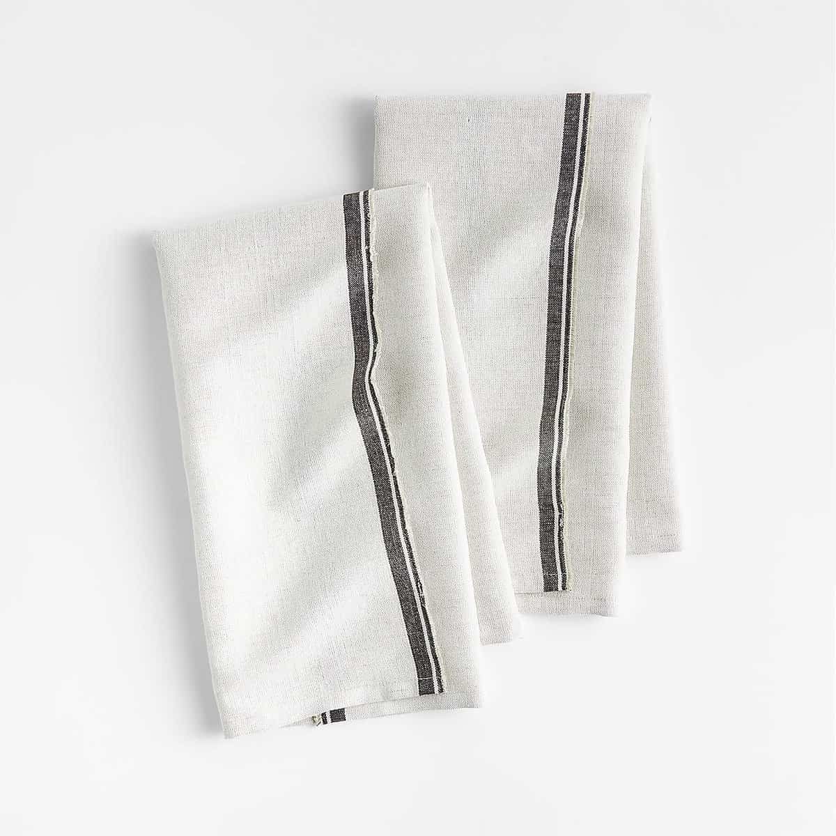 black edge dish towels