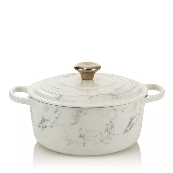 Marble dutch oven.