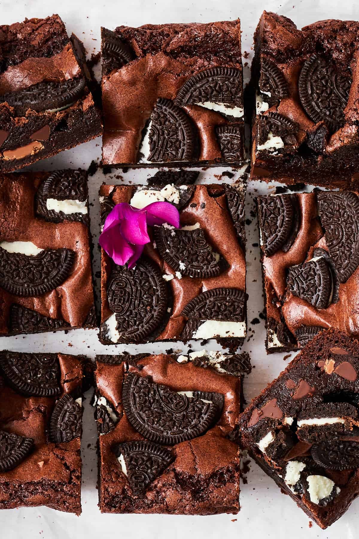 Oreo brownies.