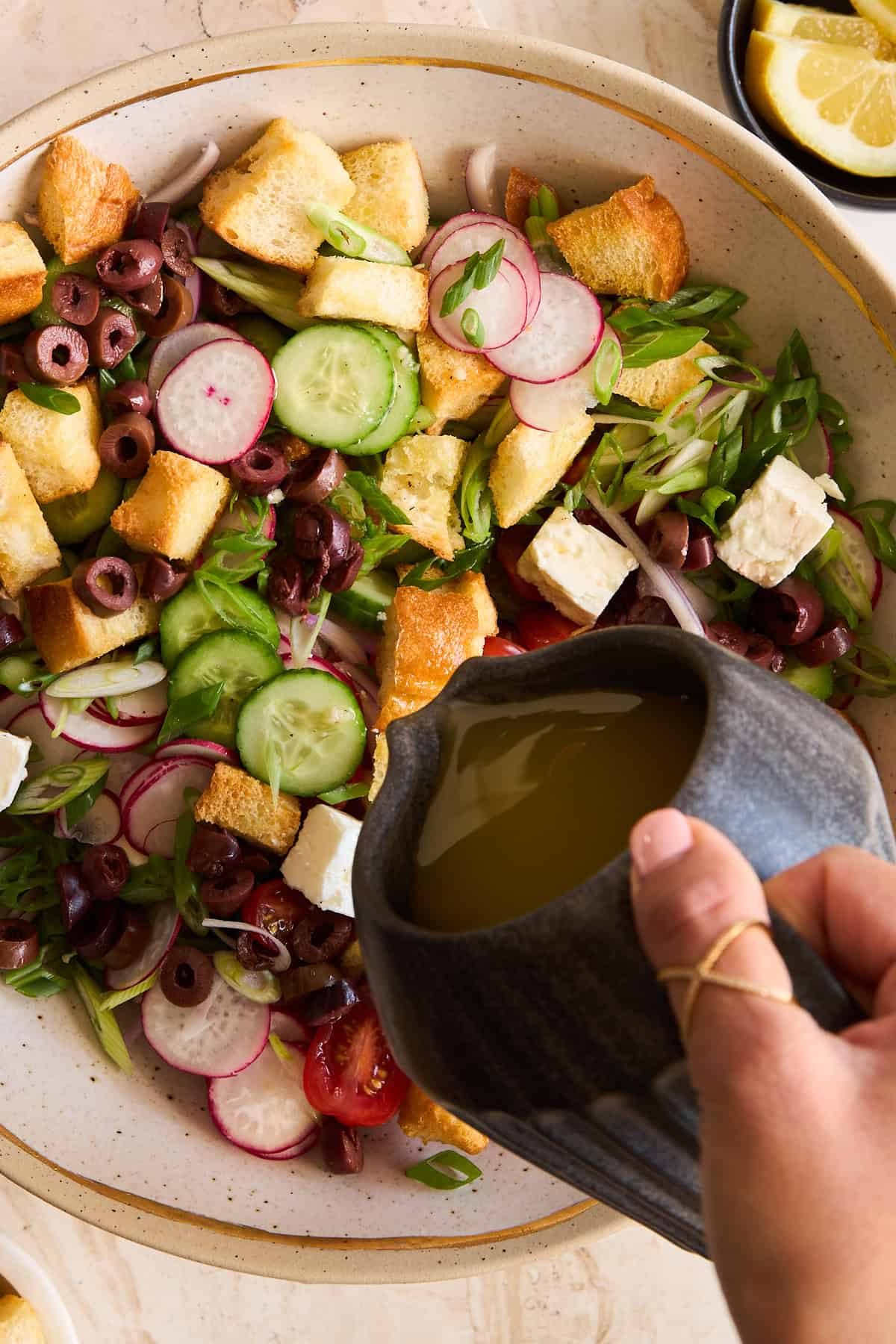 How to Make a Vinaigrette at the Table