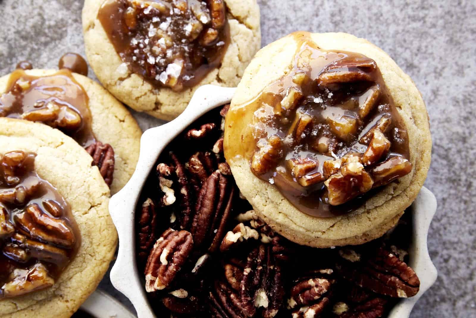 Pecan pie cookies.