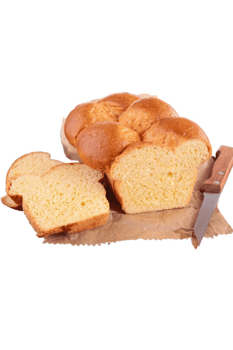 Bricohe bread.