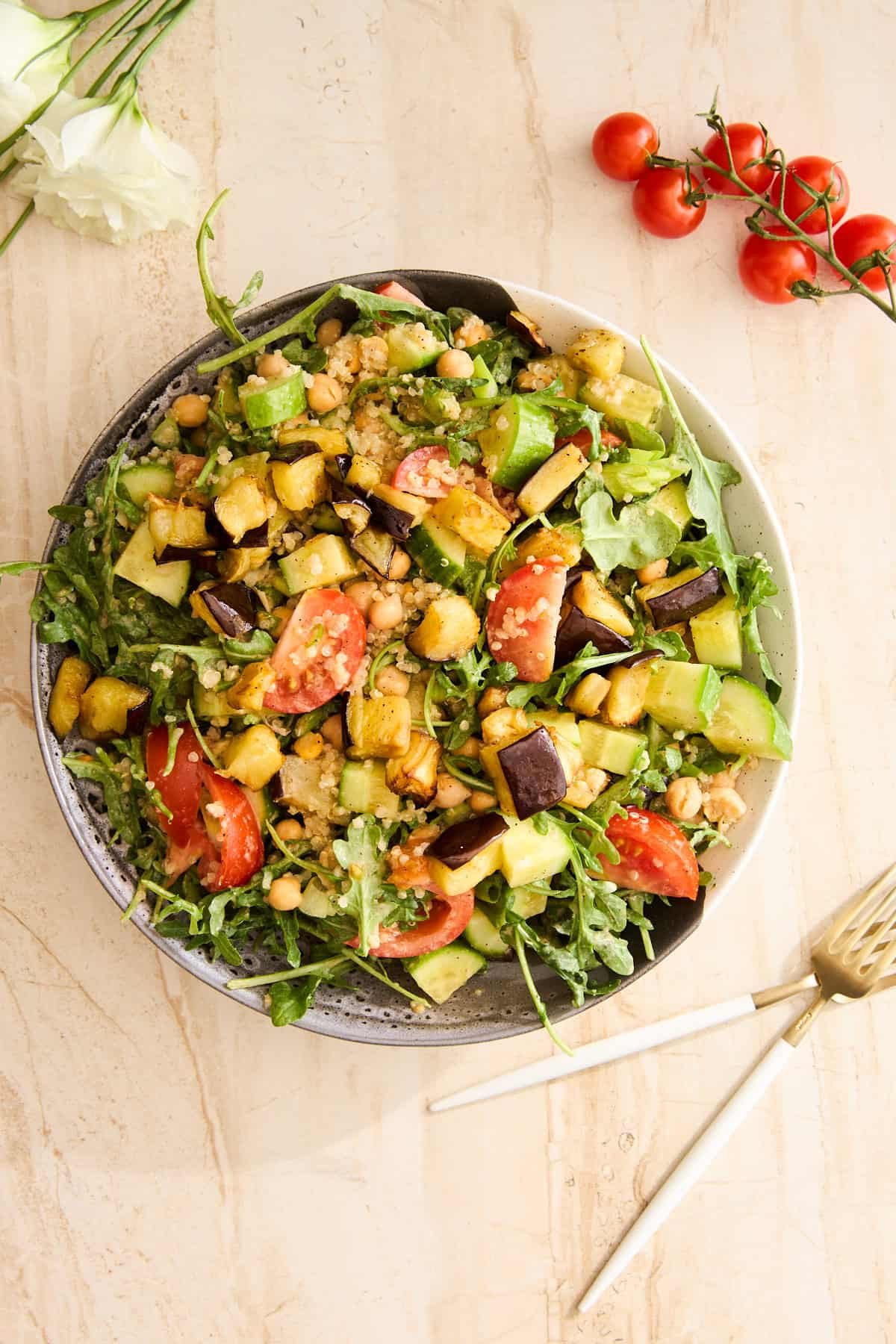 Roasted Eggplant Salad