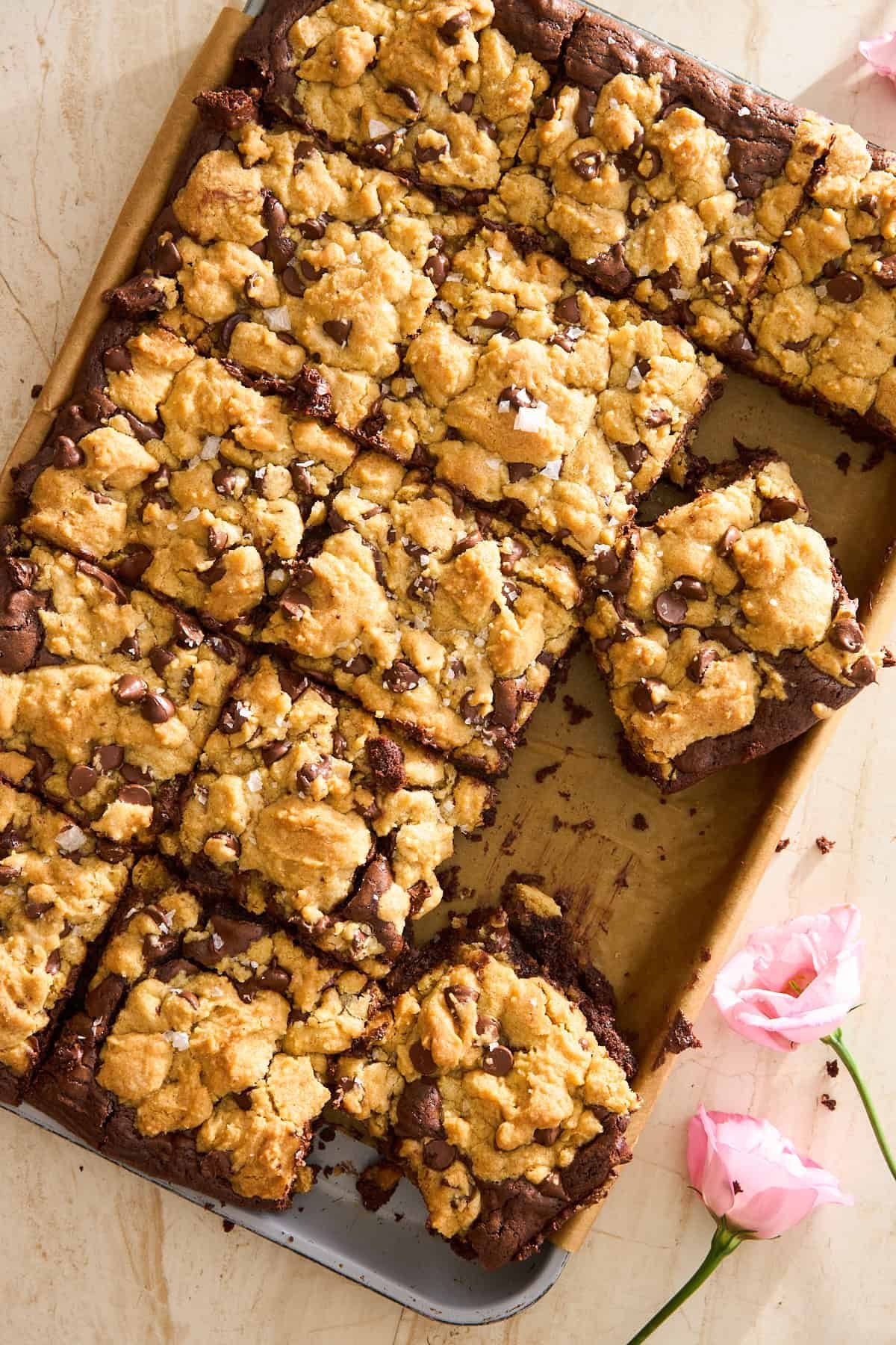 Brownie Cookies: Sheet Pan Brookie Recipe