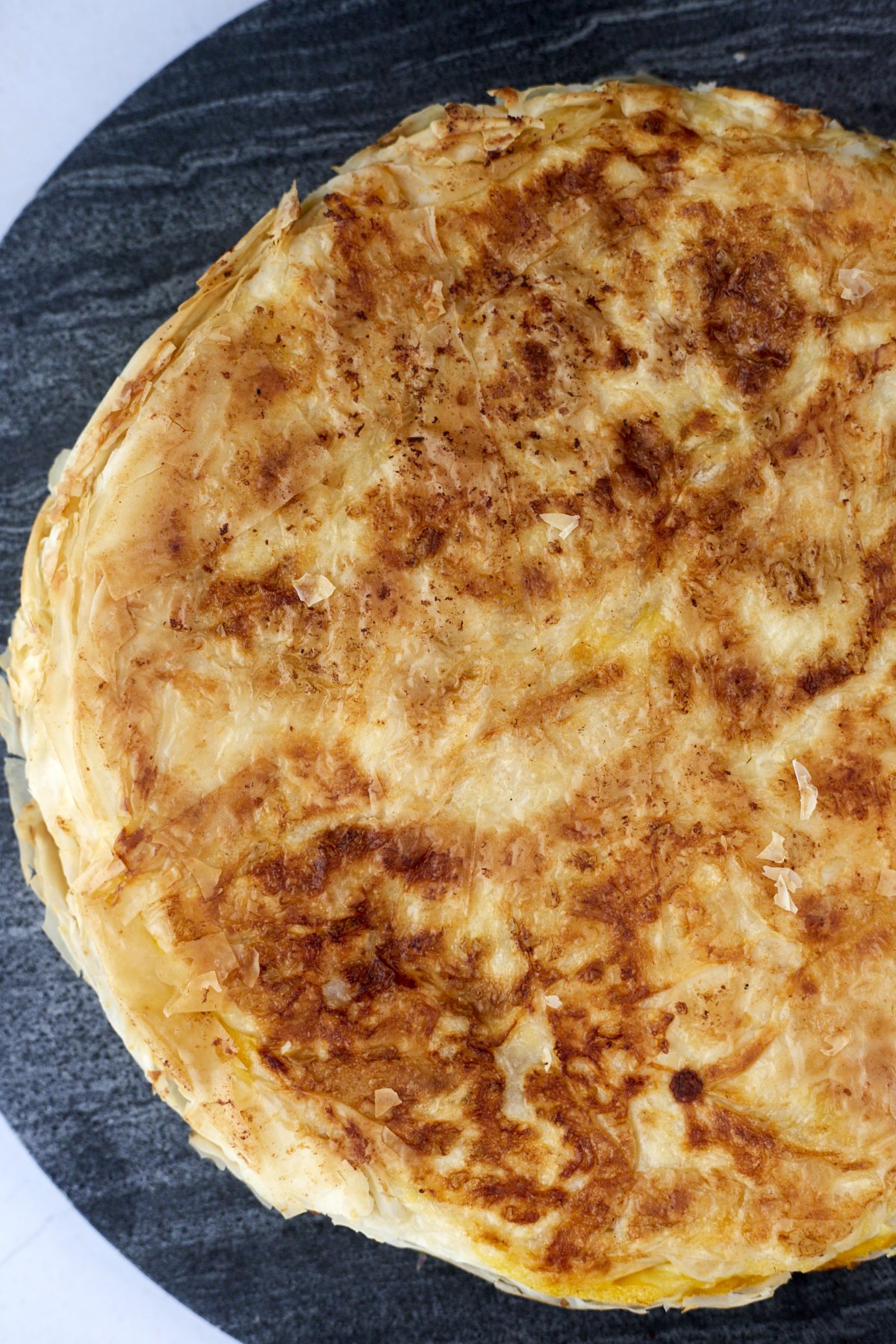 skillet veggie phyllo pie