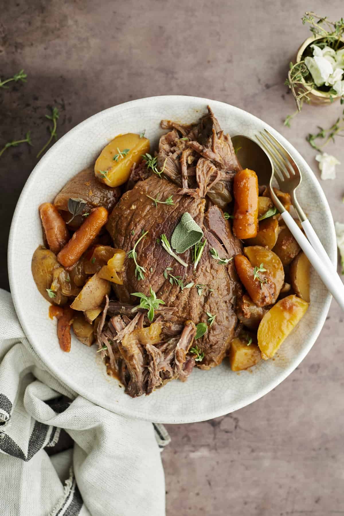 Slow Cooker Beef Roast dish