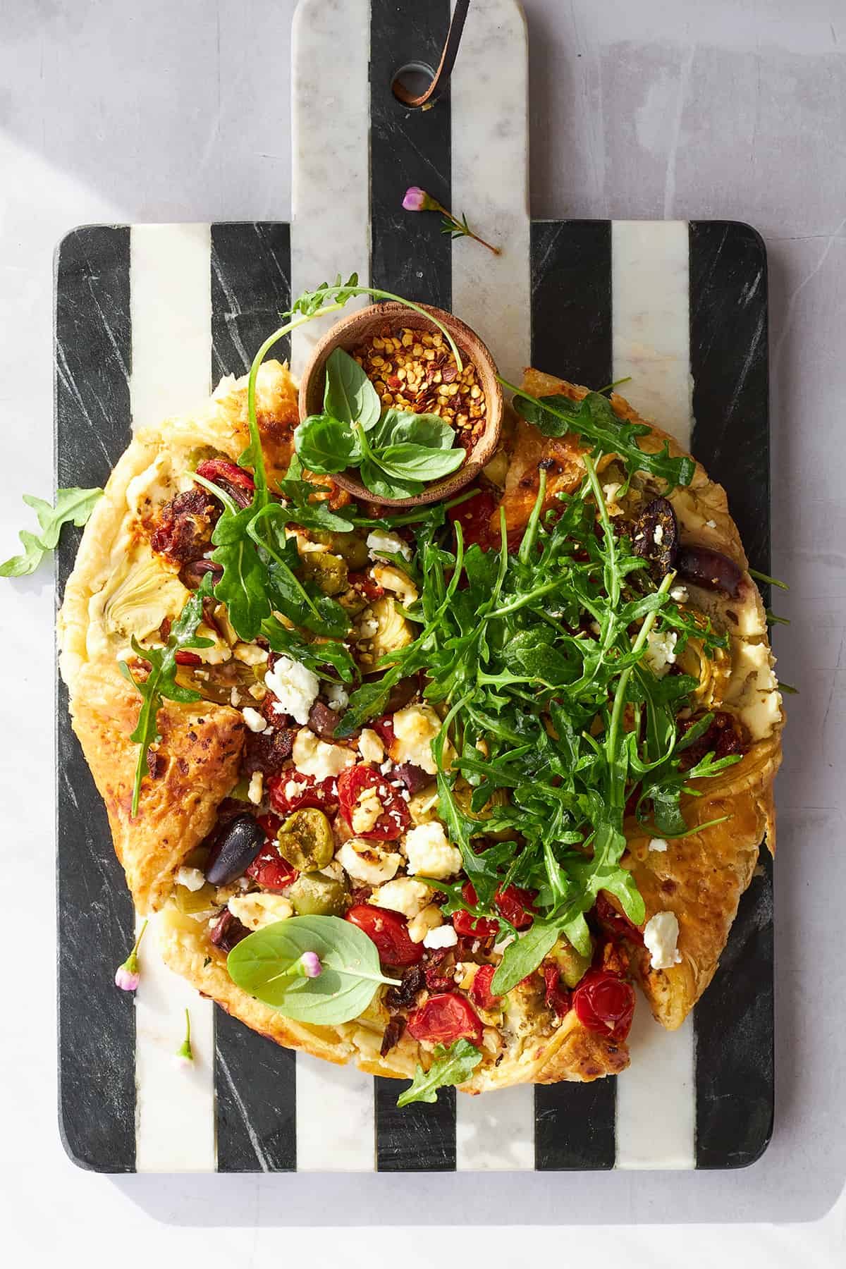 Mediterranean Vegetable Galette dish