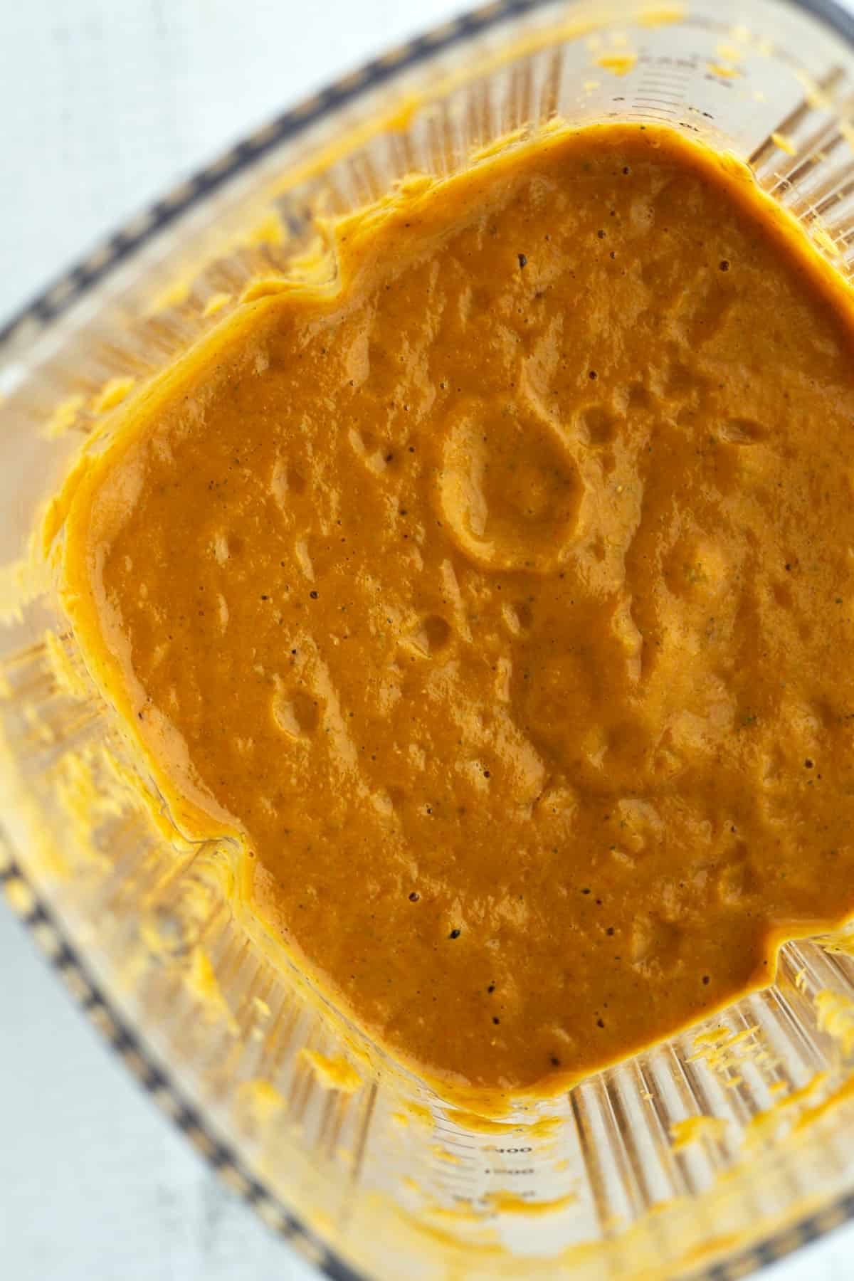 Blended pasta sauce for veggie pasta