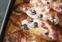 Berry Croissant French Toast Strata