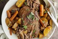 Tender Slow Cooker Beef Pot Roast