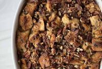 Caramel Pecan Panettone Bread Pudding