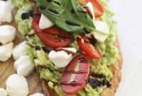 Vibrant Caprese Avocado Toast