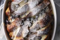 Mascarpone Swirl Blueberry French Toast Bake
