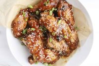 Sweet and Sticky Air Fryer Honey Garlic Wings