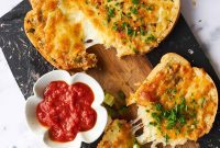 Crispy Air Fryer Cheesy Garlic Bread