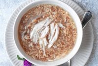 Traditional Middle Eastern Orzo Soup