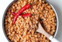 One Pot Spicy Libyan Mbakbaka Pasta