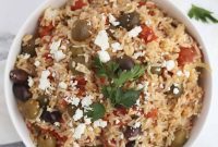Hearty Greek Rice Casserole