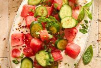 Refreshing Whipped Feta Watermelon Delight