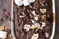 Campfire Smores Chocolate Cake