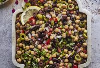 Greek Cowboy Caviar Mediterranean Chickpea Salad