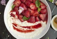 Strawberry Kissed Whipped Chèvre