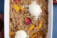 Delightfully Simple Peach Crisp