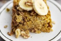 Spiced Pumpkin Oatmeal Bake