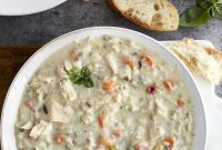 Velvety Slow Cooker Chicken Wild Rice Soup