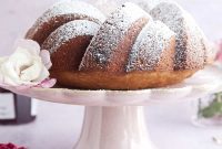 Vibrant Strawberry Lemon Bundt