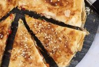Golden Phyllo Vegetable Skillet Bake