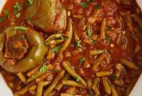 Egyptian Fasooliya Stew