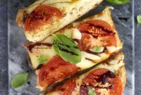 Sun-Drenched Caprese Garlic Bread