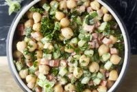 Vibrant Chickpea and Cucumber Tahini Salad