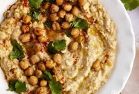 Rustic Garlic Masabaha Hummus