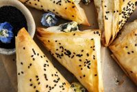 Golden Spanakopita Pastries